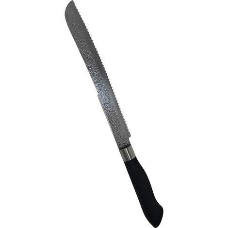 Coltello martellato Giapponese da Chef Lama in Acciaio forgiata affilata per Tagliare affettare sminuzzare da Cucina Ristorante Coltello da Pane (1/3)