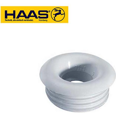 HAAS Spülrohrverbinder 60 x 40 mm für Euro-WC (1/3)
