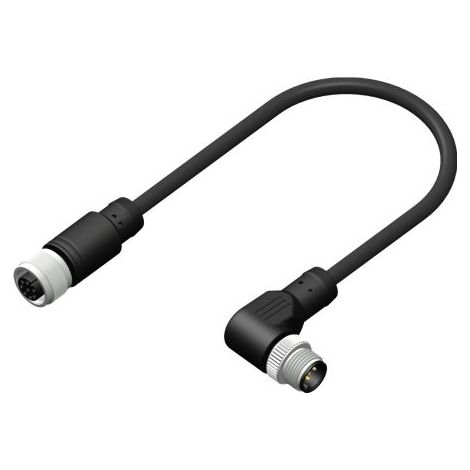 Câble d'actionneur RS PRO 8 conducteurs , M12 Femelle vers M12 Mâle, 5m ( Prix pour 1 )