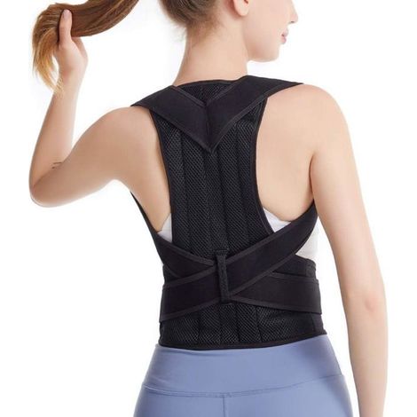 Correcteur de posture pour hommes et femmes, soutien du dos et correction de la posture du dos, redressement des épaules