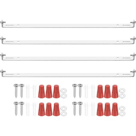Universal Light Fixture Bracket Kit, 295mm (11.61"), 4 Sets of Light Cross Bars, Ceiling Plate with Screws for Wall Light, Ceiling Light (1/5)