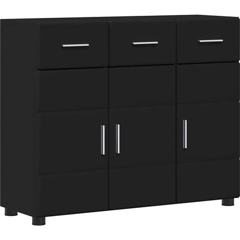 Maison Exclusive - Aparador FLORIN Negro 88,5 x 30,5 x 73 cm Made (1/5)