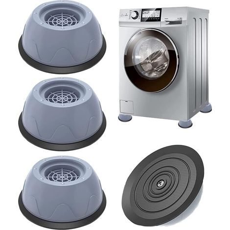 1 piece Washing machine shock-absorbing anti-slip anti-shock pad 8cm heightening universal moisture-proof refrigerator drum base 10cm foot pad