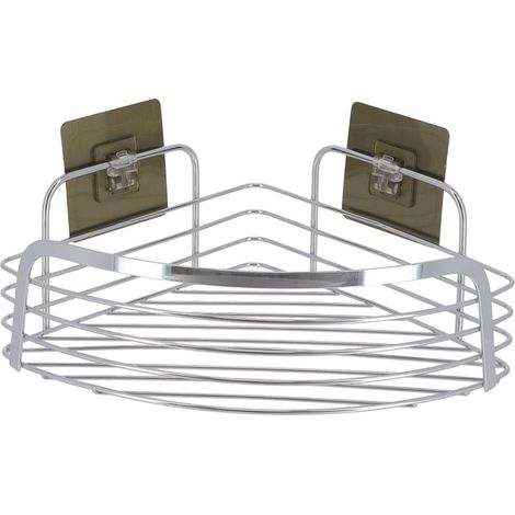 Scaffale angolare in acciaio inox su scheda adesiva 3 m - cromo - Tendance (1/3)