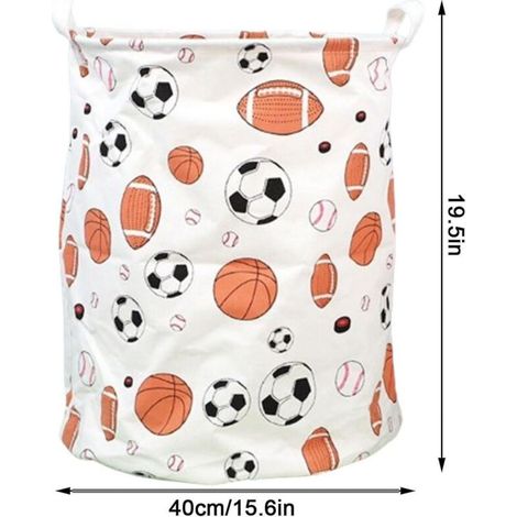 Paniers à linge, tissu en toile pliable, panier à linge portable avec poignées, bac de rangement pour vêtements sales, organisateur de jouets pour salle de bain (1/3)