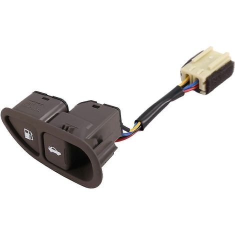 Bouton de commande du couvercle de coffre arrière et du bouchon de réservoir de carburant pour Hyundai Sonata EF 2001-2005 93555-3D010 935553D010 (1/5)