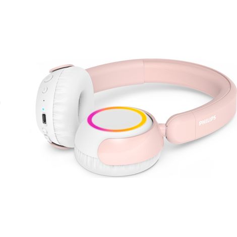 Philips TAK4200 Auricolare Con cavo e senza cavo A Padiglione Musica e Chiamate Bluetooth Rosa, Bianco (1/4)