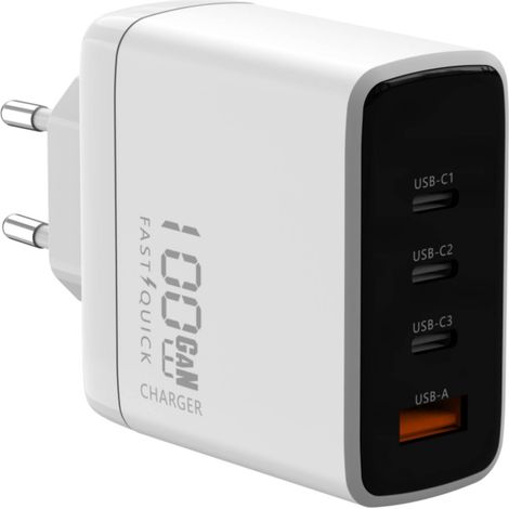 100W PD GaN Schnell Netzladegerät (1/2)