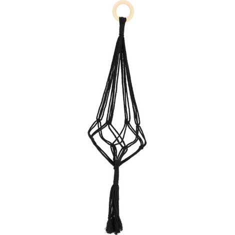 Portavaso in macramè, altezza 58 cm
