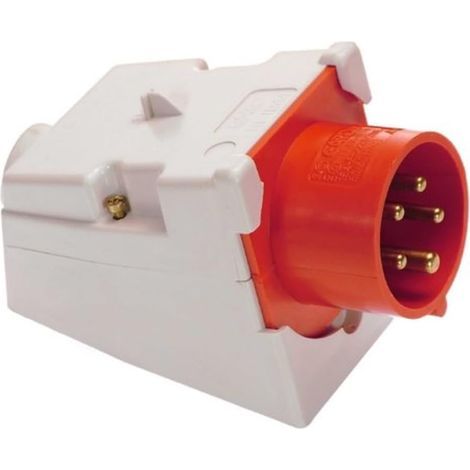 CEE Wall Plug, 32A, 5 Poles, 400V, Polyamide, Outdoor, Industrial (1/3)