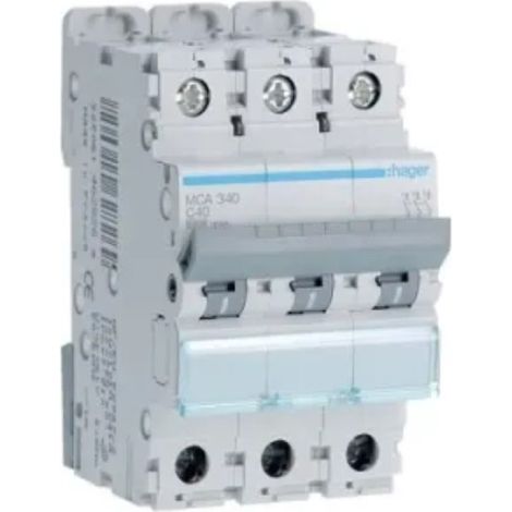 HAGER - INTERRUTTORE AUTOMATICO MAGNETOTERMICO MCA 340 C40