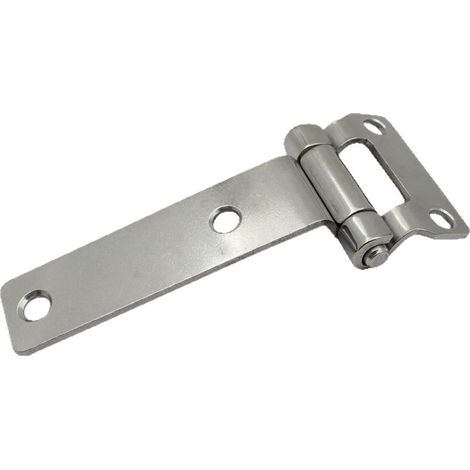 Lot de 2 charnières de conteneur en forme de T en acier inoxydable forgé solide pour bateaux, camions, camionnettes, caravanes, remorques (1/5)