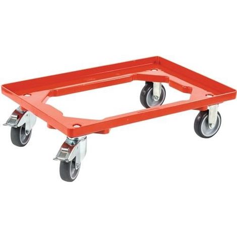 allit  Kistenroller  Tragfähigkeit  250  kg  Gummi-Bereifung  -  456868 (1/2)