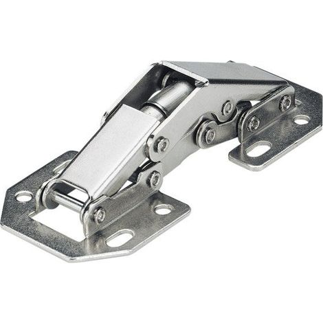 Juego de 6 bisagras universales de acero para muebles, L.77 x A.33 mm HETTICH