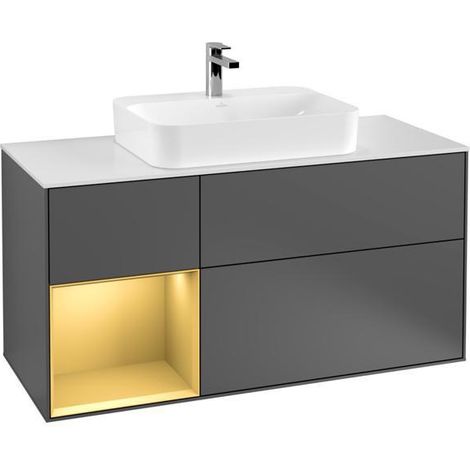 Villeroy & Boch F411HFGK Waschbeckenunterschrank Finion F41