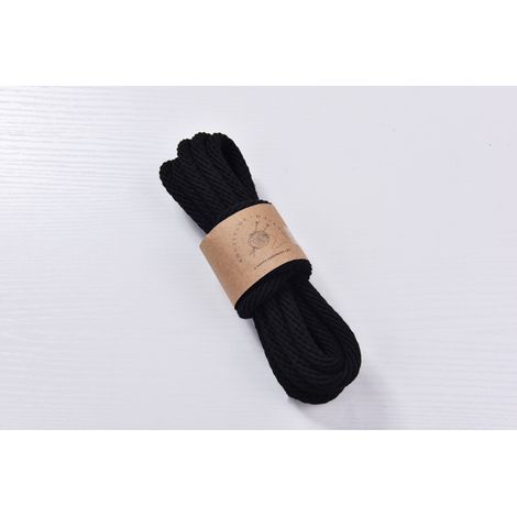 Lot de 2 rouleaux – Ficelle de coton torsadée de 10 mm avec âme (3 mètres par rouleau) – Corde de ligature / Corde (1/2)