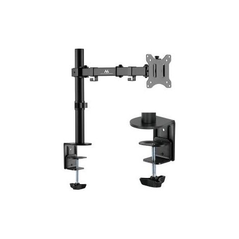 Maclean MC-883 - Monitorhalterung von 1 bis 32 Zoll neigbar, höhenverstellbar, Doppelarm, VESA 75 x 75, 100 x 100, bis zu 8 kg (1/5)