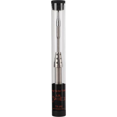 Pointe de fer à souder 300 ℃ 360 ℃ Remplacement de la tête résistante aux hautes températures pour le modèle TS80 (TSJ02 106 mm) (1/5)