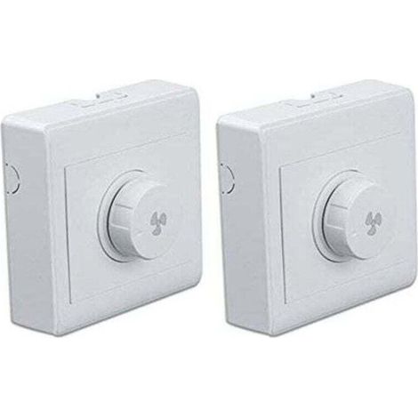 Lot de 2 variateurs de vitesse pour ventilateur de plafond 300 W, 220 V, 10 A, panneau de commande (1/4)