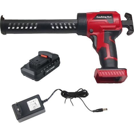 Pistolet de remplissage électrique sans goutte avec poussée de 300 kg, pistolet à outils en silicone sans fil avec technologie à débit constant, léger 10 oz (environ 283,5 g)