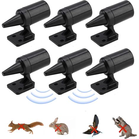 6er-Pack Ultraschall-Abwehrmittel für Wildschweine, Rehe, Füchse, Kaninchen, für Autos und Motorräder (1/5)