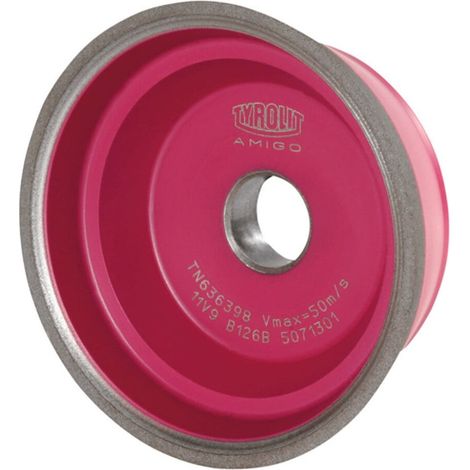 TYROLIT CBN-Topf-Schleifscheibe DxTxH (mm), 75x30x20, Typ: B126 (1/2)
