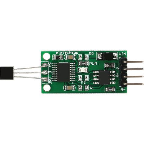 Module Capteur Température Programmable TTL RS485 MODBUS RTU Haute Précision -55°C à 125°C Compact Facile Installation (1/5)