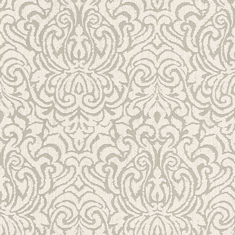 BRICOFLOR Papier peint baroque Tapisserie baroque Papier peint intissé Beige / crème - 10,05 x 0,53 m (1/5)