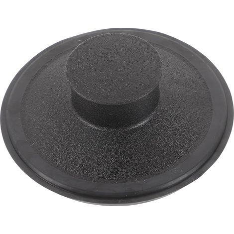 Bouchon D'évier en Plastique Noir Cuisine Bruit, Accessoire Pratique pour Broyeur à Déchets, Adapté L'hôtel (1/5)