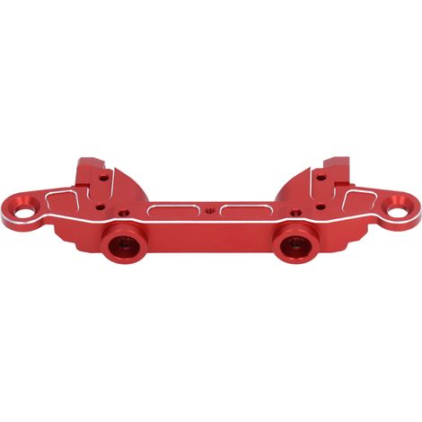 Heckstoßstange aus Aluminiumlegierung für Axial SCX6 1/6, Stoßstangenhalterung, RC-Ersatzteile, rote Farbe (1/5)