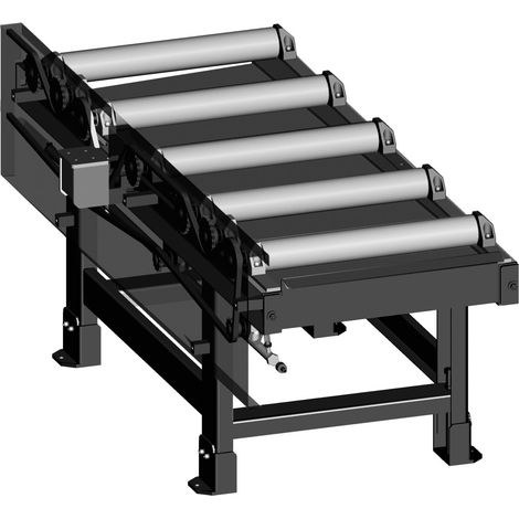 metallkraft Rollenbahnverlängerung 2000 x 620 mm motorisch