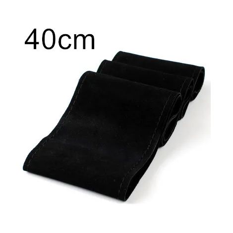 (40cmLigne noire-)Housse de volant de voiture unique en daim neuf Taille 36cm/38cm/40cm Convient pour Skoda Chevrolet Convient pour Nissan etc. (1/5)
