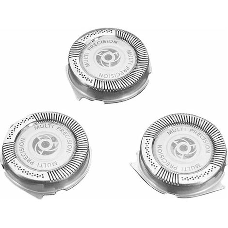 3pcs tête de Rechange pour rasoirs for Philips série 5000, Lames de Rasoir Têtes de Rasage pour Barbe de Rechange pour Rasoir de sériesSH50 S5420S5211S5230S5079 S6630 (1/2)