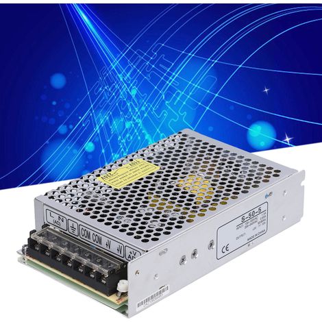 BERM LED-Netzteil 100–240 V auf 5 V/24 V auf 50 W für Überwachungskameras, S-50-5 Netzteil (1/5)