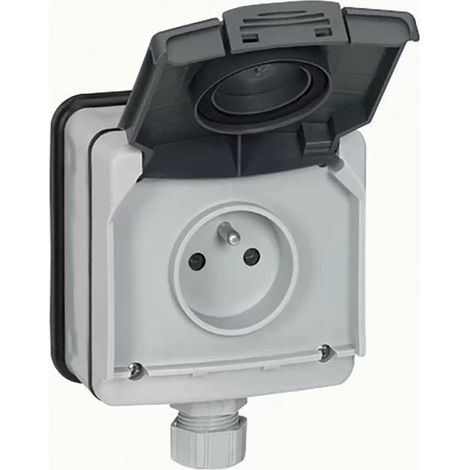 Legrand 090466 Prise 2P+T 16A plexo 66 monobloc