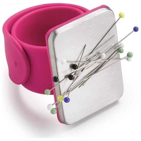 Magnetic wrist strap, Magnetic Sewing Pin Holder, Magnetic Pin Bracelet, Magnetic Sewing Pin Cushion, Magnetic Pin Holder with Strap for DIY Sewing (1/5)