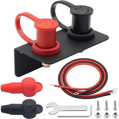 Ladeanschluss aus Messing für Pkw, Wohnmobile, Yachten, Traktoren und andere ferngesteuerte Batterien (1/4)