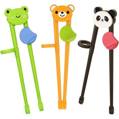 3 pares de palillos de entrenamiento, especialmente para bebés, niños y principiantes. Ideales para aprender a usar los palillos (1/5)