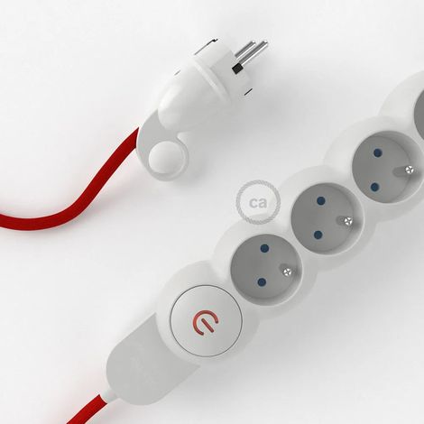 Multipresa Creative Cables m1f4b03rm09 cavo tessile 3 metri (1/3)