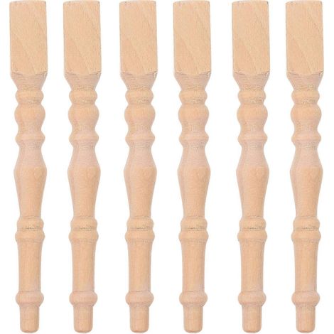 Ensemble de 6 mini accessoires décoratifs, mini pieds de table, petit socle de table (1/5)