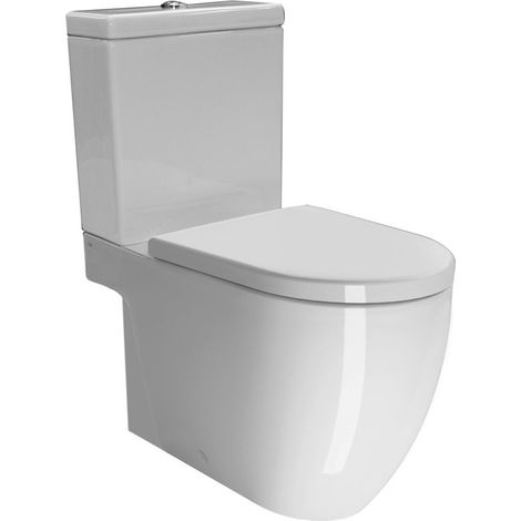 PURA WC monobloc, siphon en S/Siphon en P, blanc ExtraGlaze (1/4)