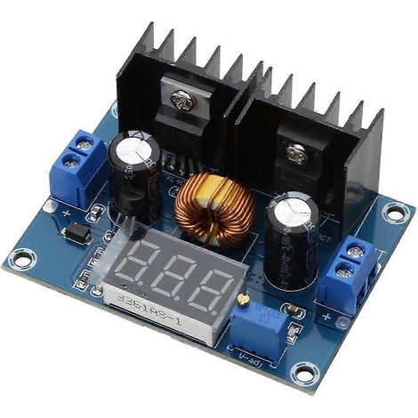 DC/DC-Spannungsregler 4,0–40 V auf 1,25–36 V, PWM-einstellbar, mit LED-Voltmeter