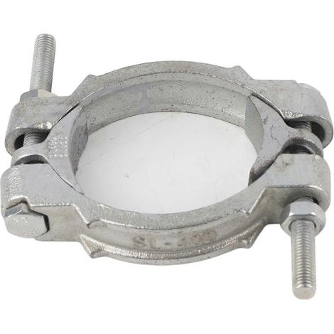 Collier de serrage galvanisé en acier au carbone, réglable, pour joints toriques en caoutchouc et tuyaux en acier de 88 à 96 mm.