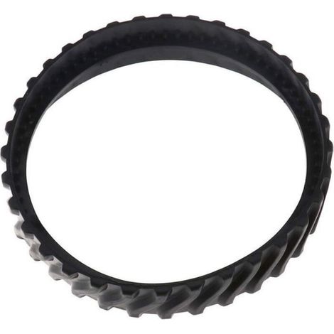 2pcs roues de remplacement – pour Zodiac MX8/MX6 – en caoutchouc résistant – avec texture antidérapante – noir (1/4)