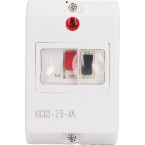 Motorschutzschalter IP55 wasserdichter Motorschutzschalter mit Signalleuchte 2,5–4 A 230–240 V 400 4