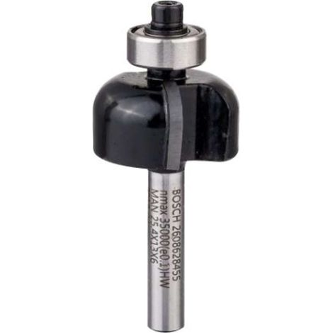 Fresa a gola, 6 mm, R1 6,4 mm, D 25,4 mm, L 12,6 mm, G 54 mm (1/3)