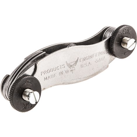 Jauge de filetage, RS PRO, Métrique, 18 lames ( Prix pour 1 )