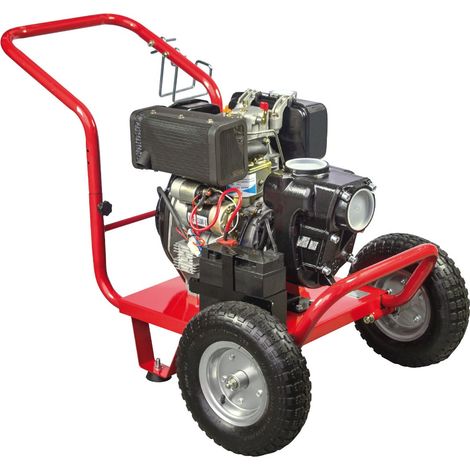 AIRMEC HH 3-T Motopompa Girante Aperta 3" con carrello 6 HP DIESEL