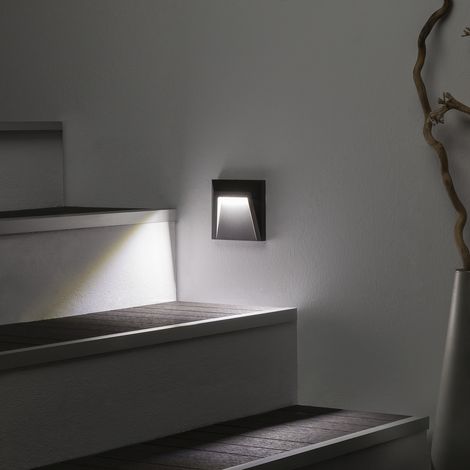 LED-Wegeleuchte Oberfläche Clover IP65 1,5W Grau 4000K Neutralweiß