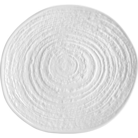 Fade Wall piatto presentazione porcellana bianca 33 cm